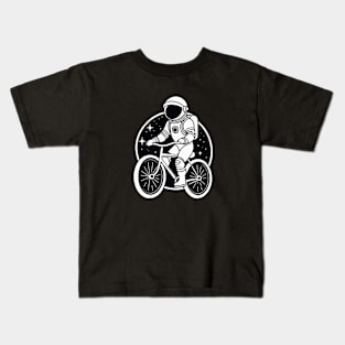 Cycling Time - Astronaut Cosmic Adventure Kids T-Shirt